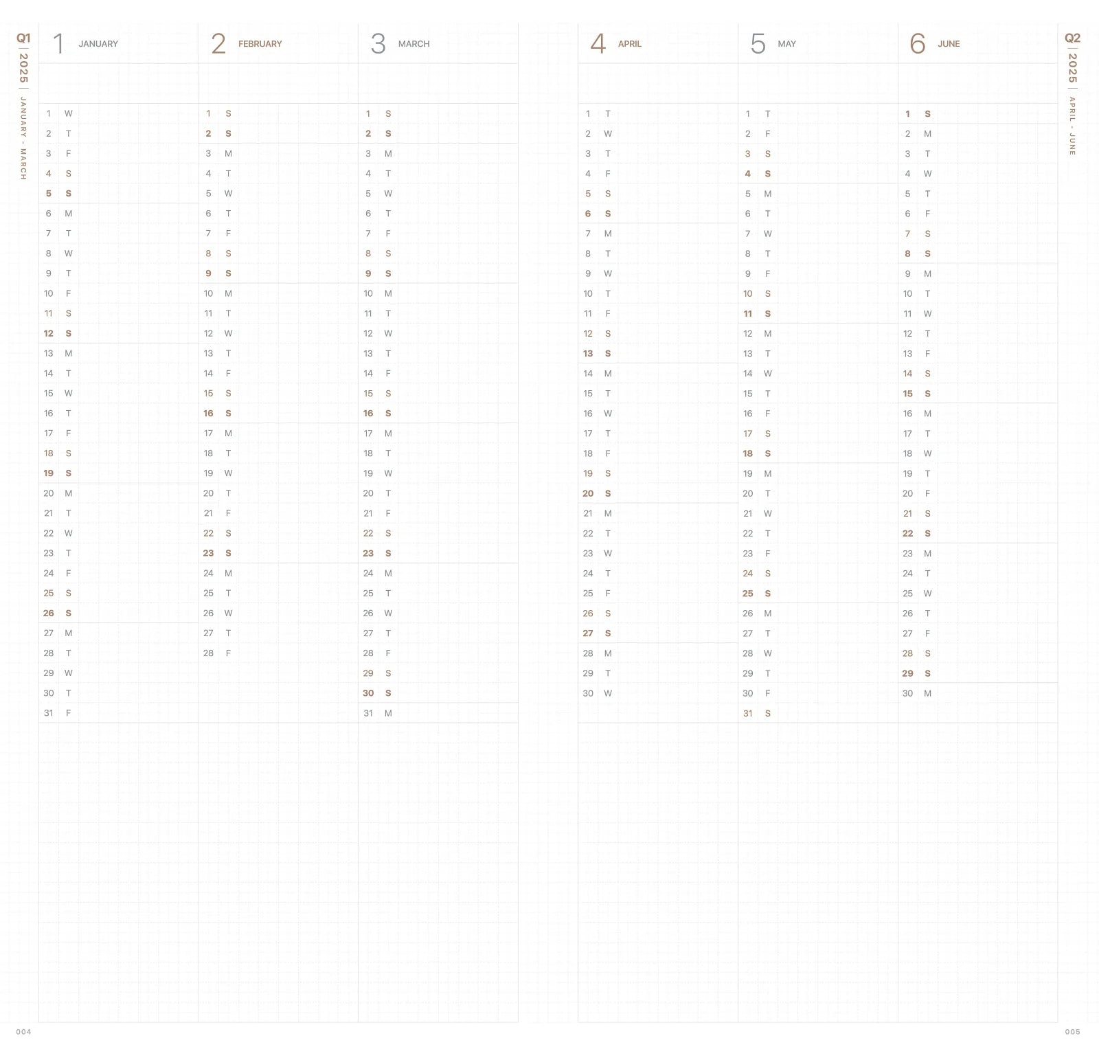 2025 SLIM BIWEEK PLANNER