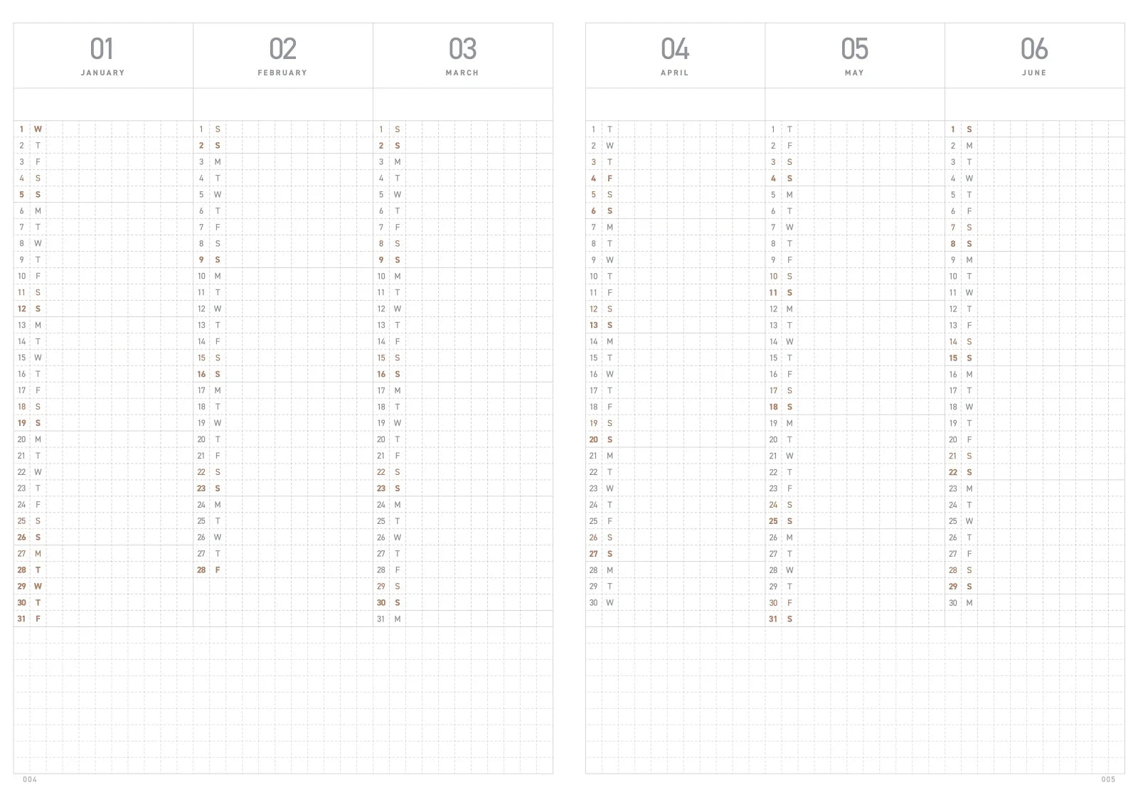 2025 MINI PLANNER A6