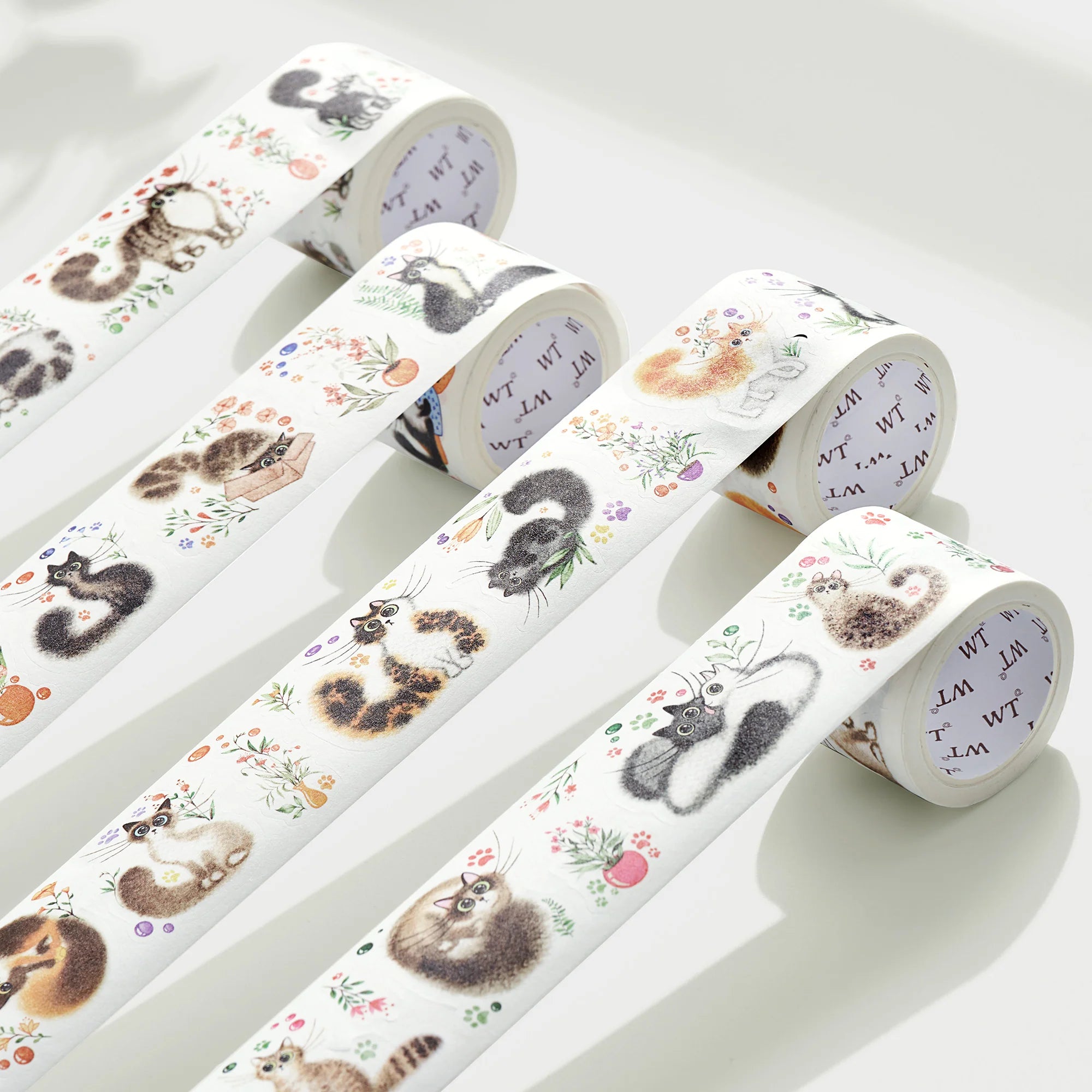 Cat Mood Washi Tape Sticker Set