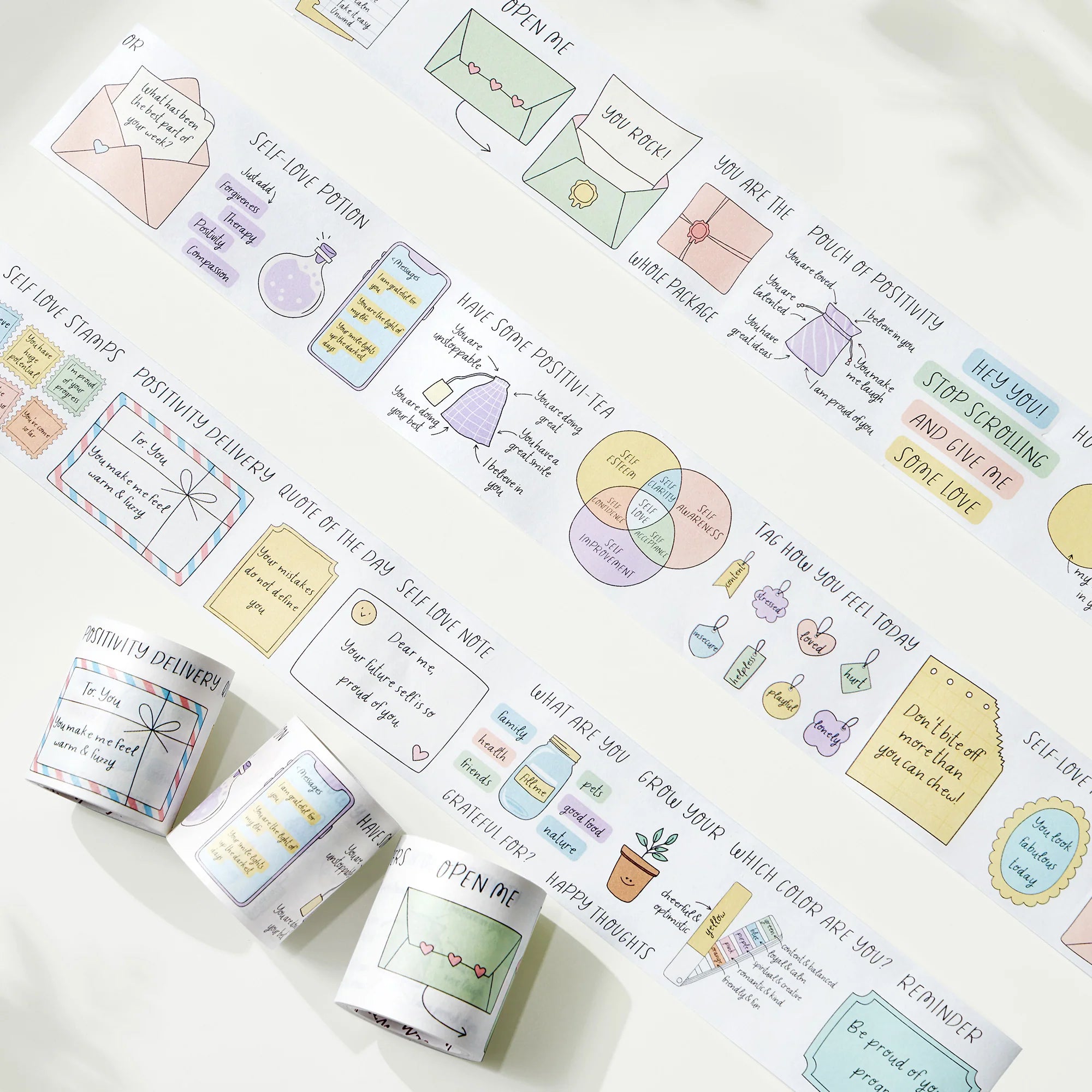 Doodle Delight Washi Tape Sticker Set