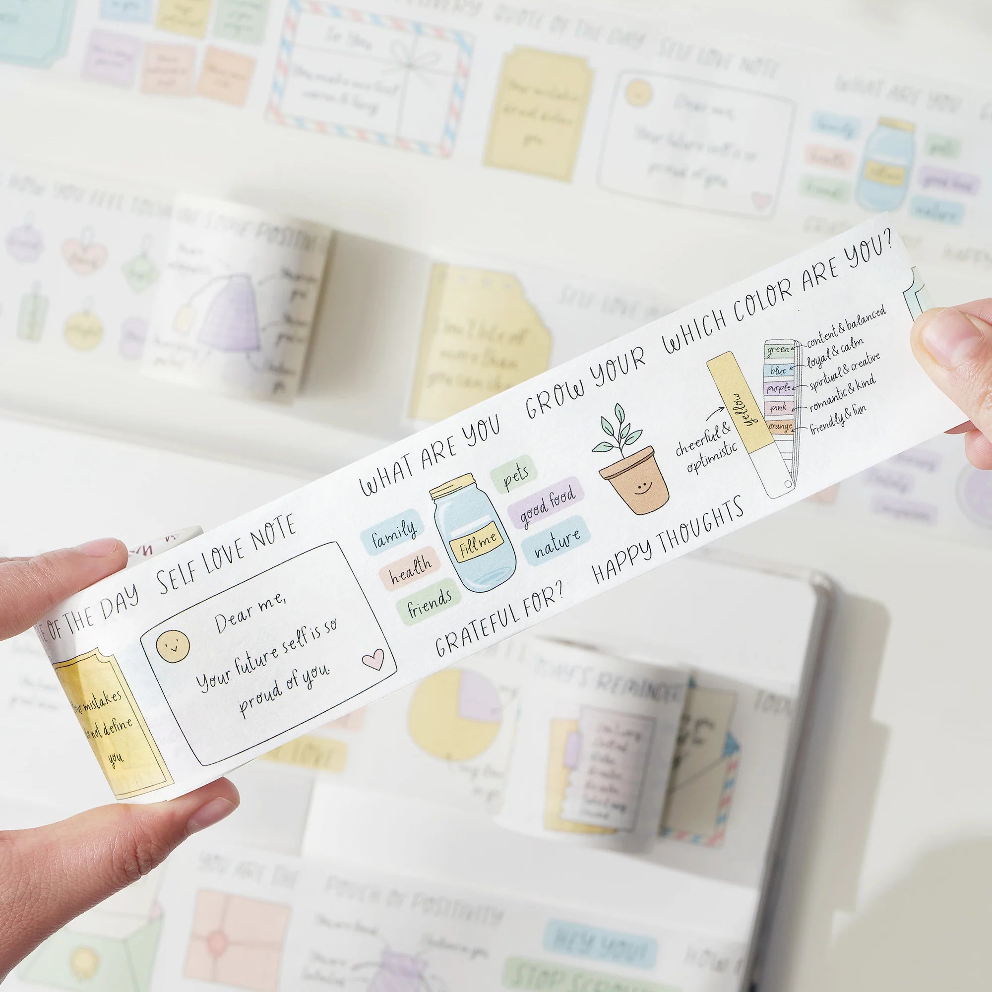 Doodle Delight Washi Tape Sticker Set