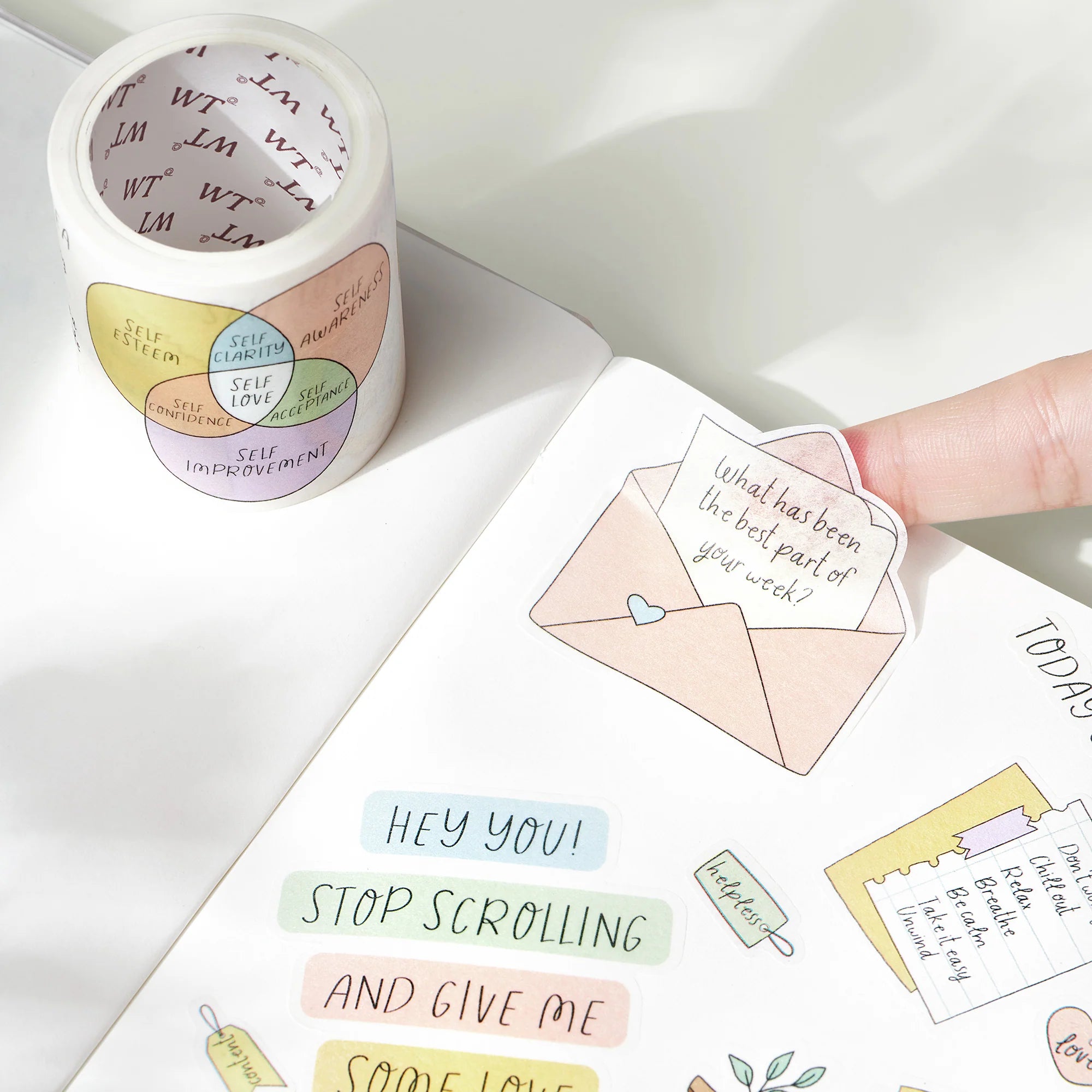 Doodle Delight Washi Tape Sticker Set