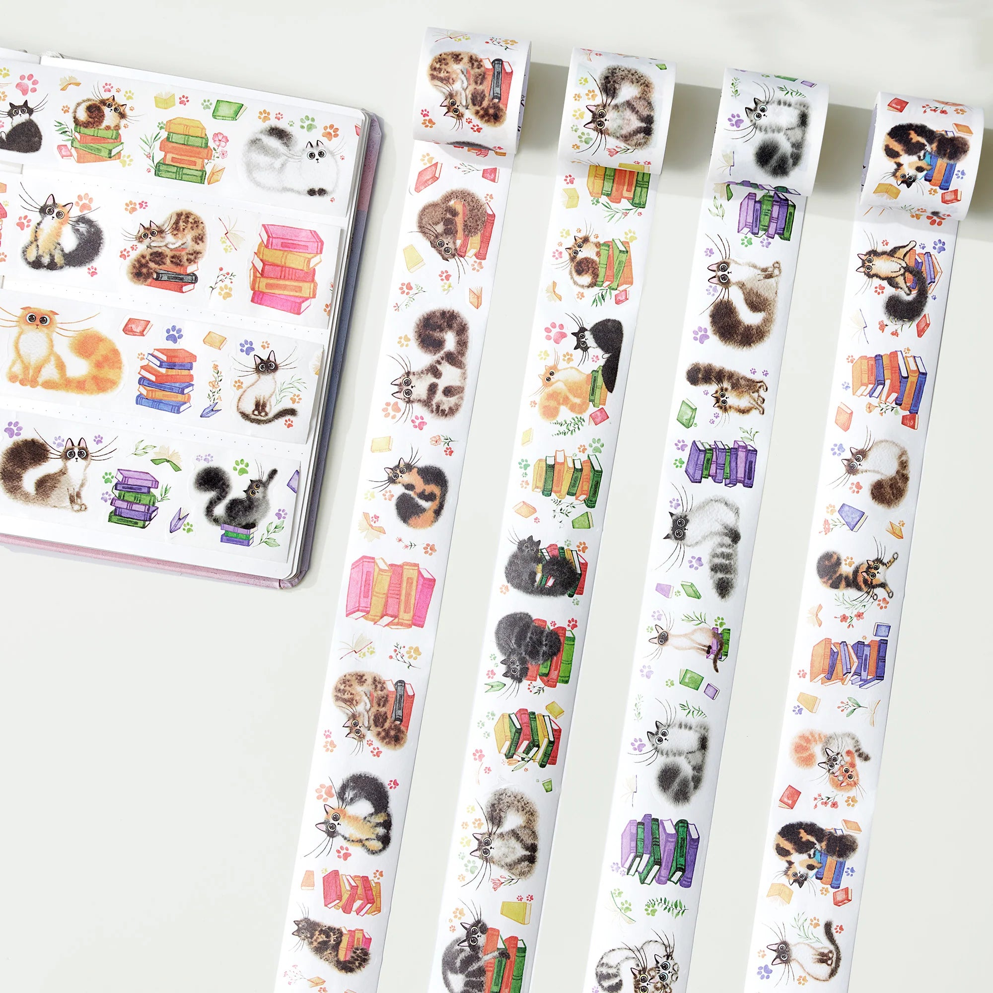 Kitten's Play Washi Tape Sticker Set