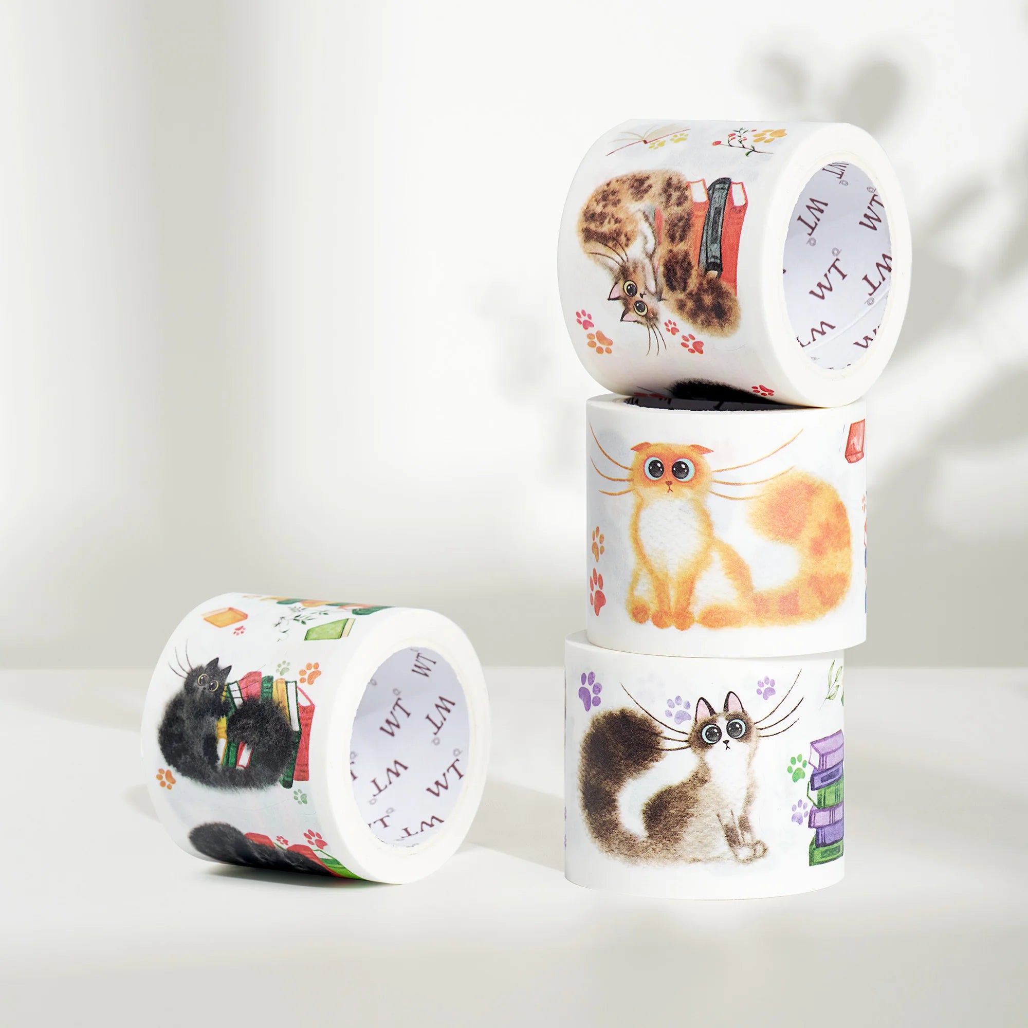 Kitten's Play Washi Tape Sticker Set