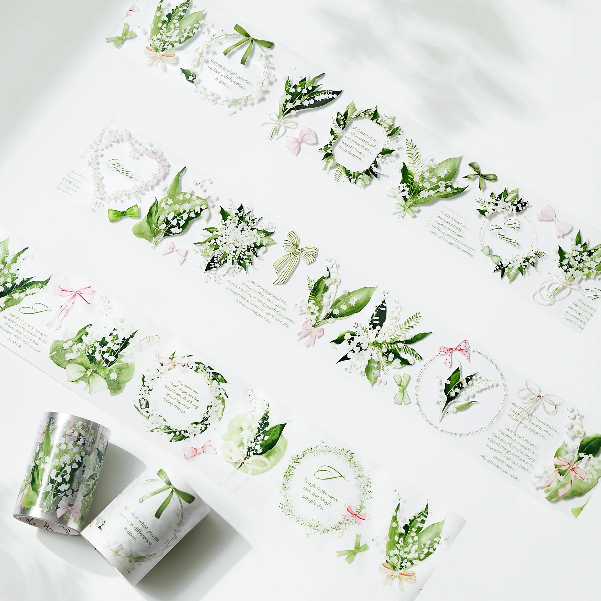 Lily of the Valley Wide PET Tape - Pre-cut