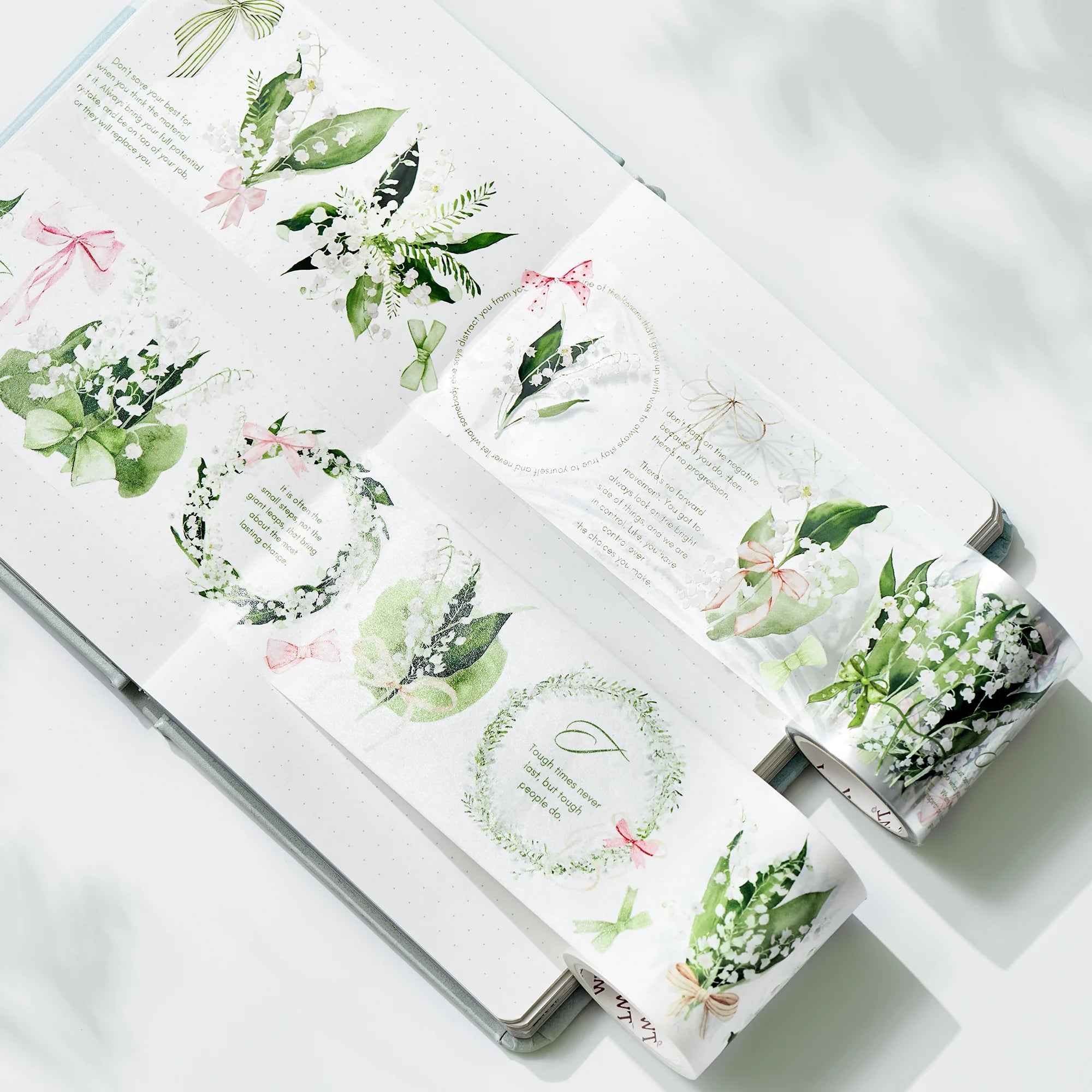 Lily of the Valley Wide PET Tape - Pre-cut