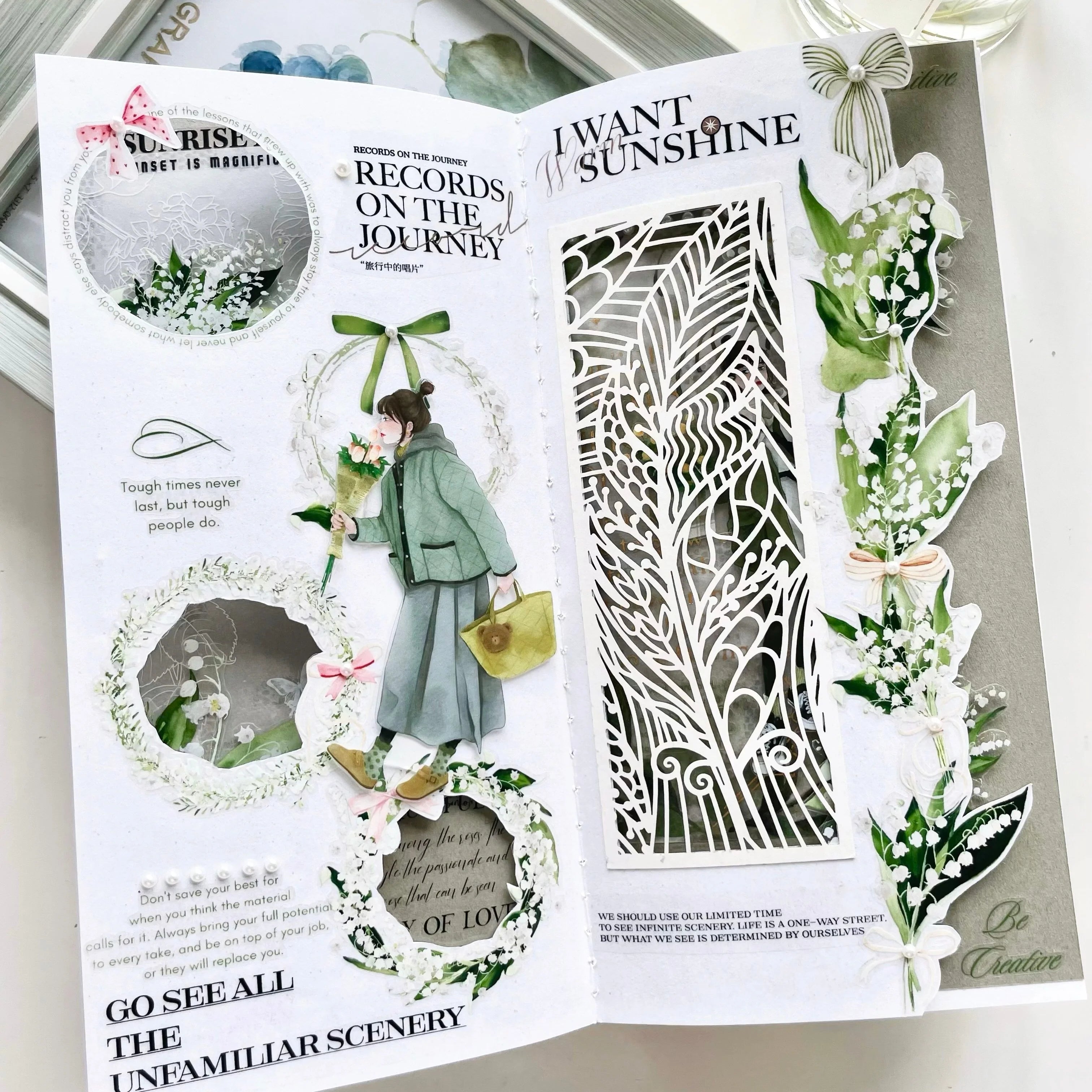 Lily of the Valley Wide PET Tape - Pre-cut