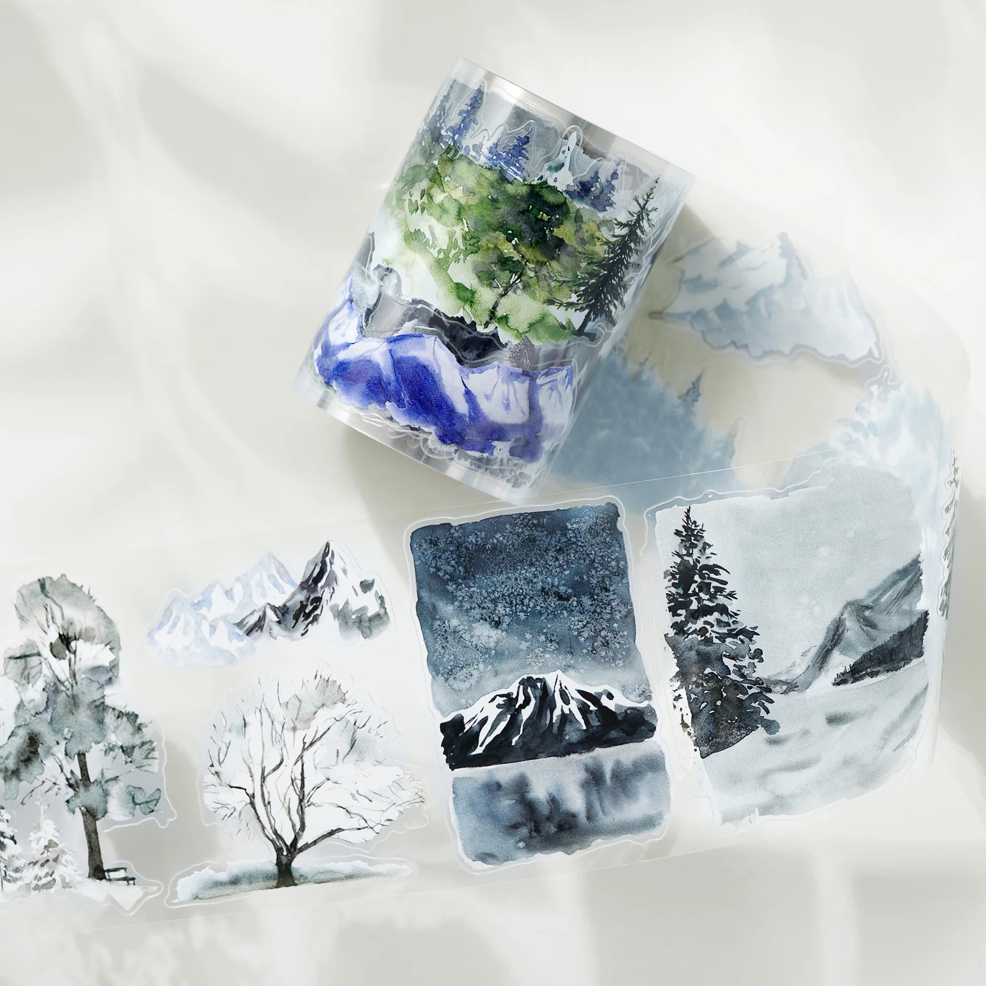 Winter Whispers Wide PET Tape - Pre-cut 60mm