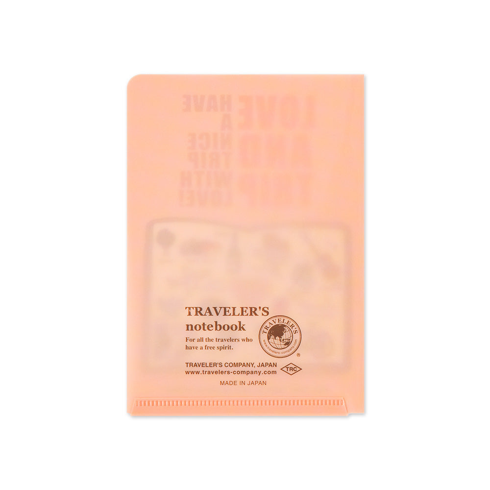 Traveler's Notebook 2025 Clear Folder Passport Size