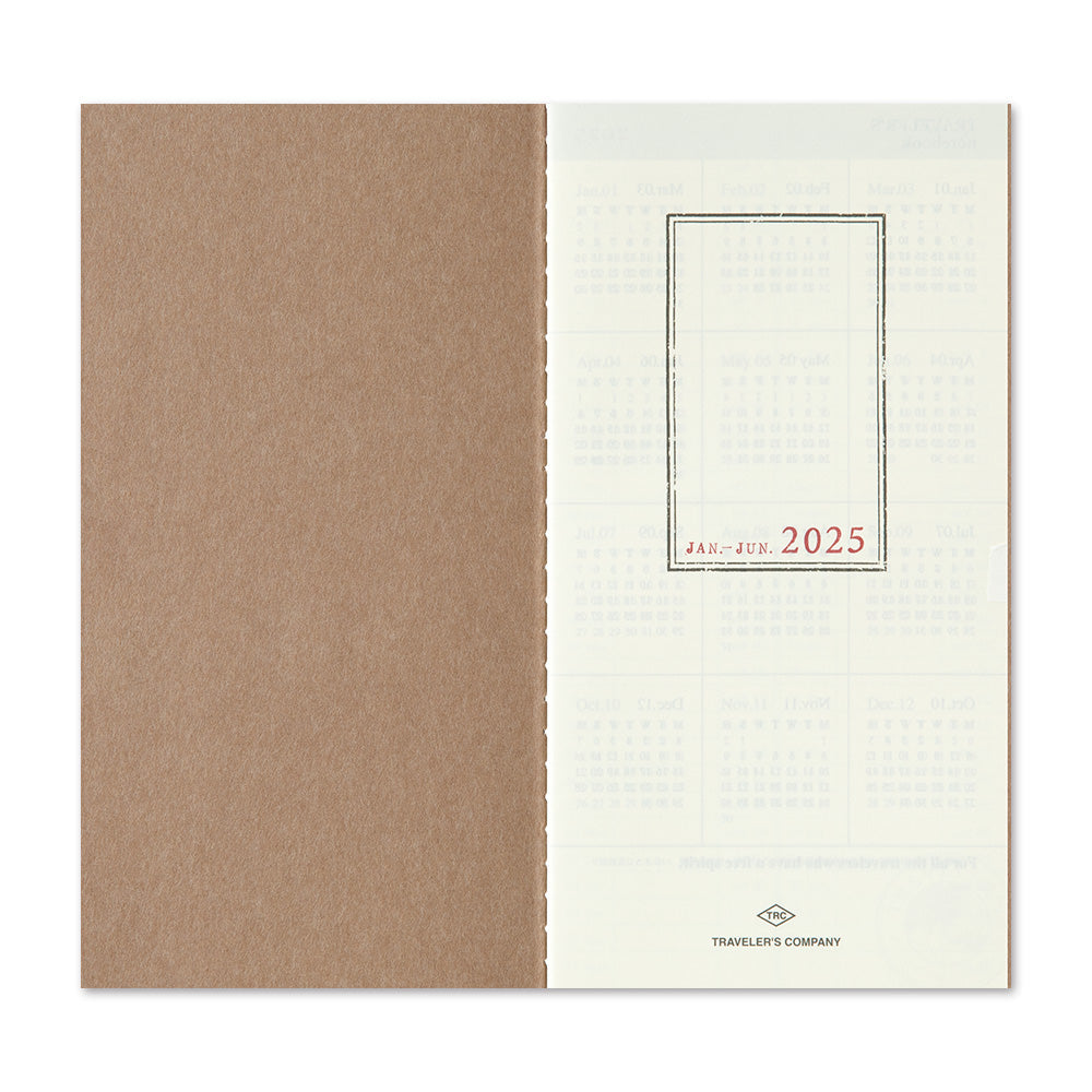 Traveler's Notebook 2025 Weekly + Memo Diary Regular Size