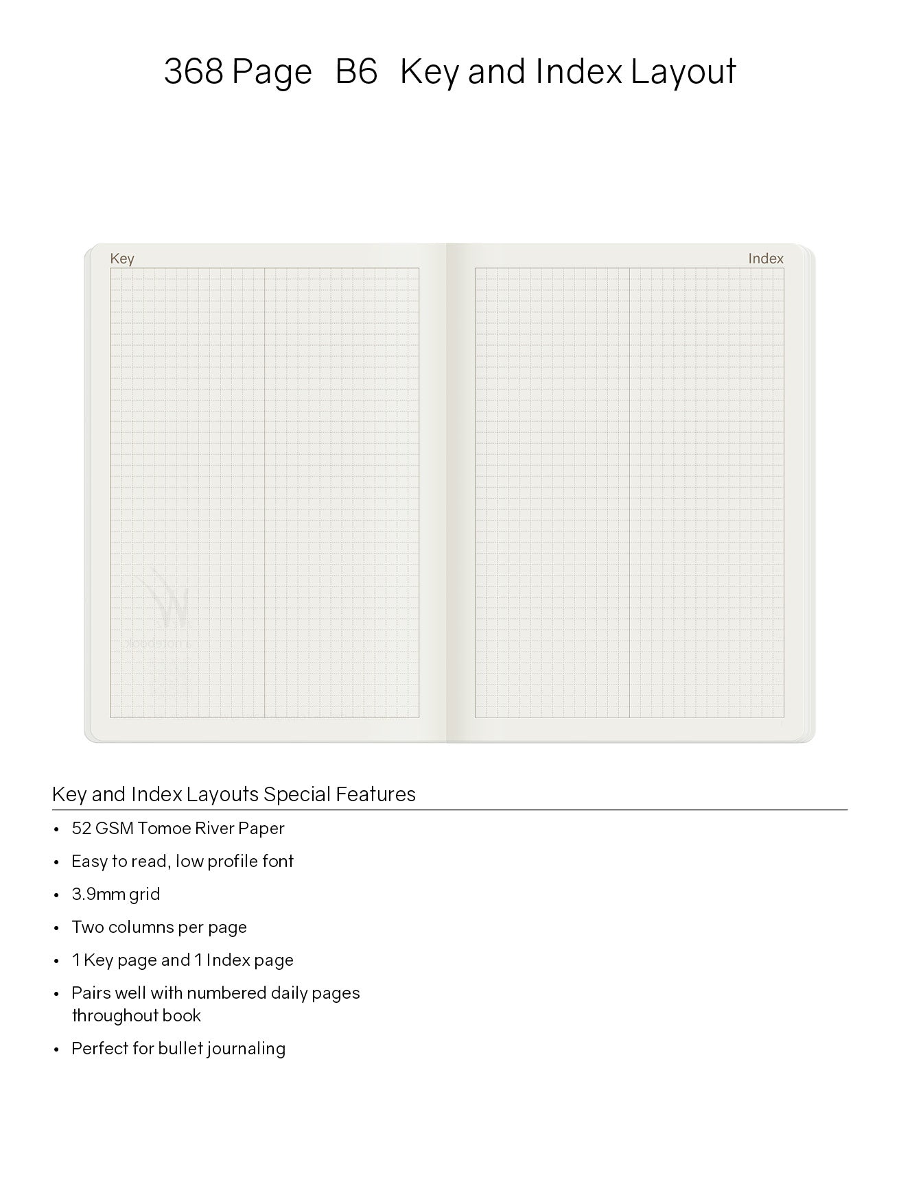 B6 Notebook Honeysuckle (Orange)  (368 pages) Tomoe River