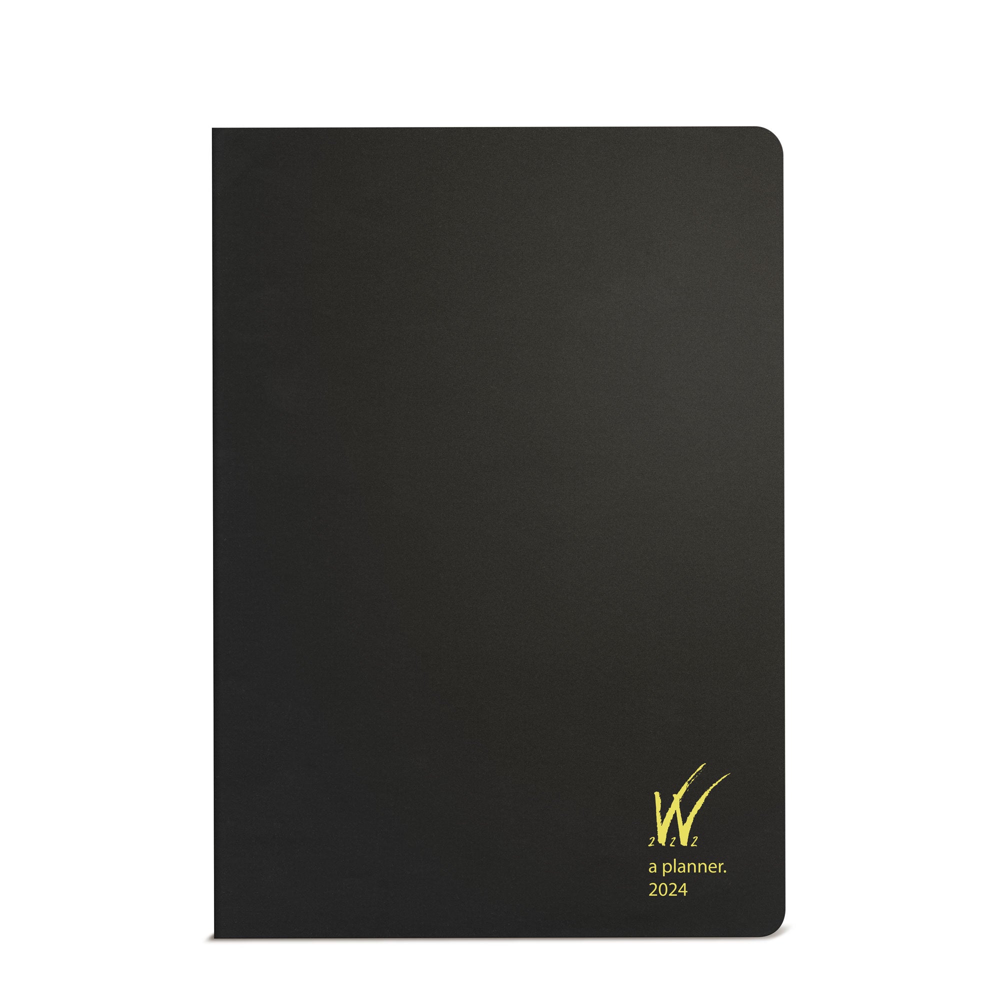 2024 A5 Weekly Planner (Stacked Weekends) -Midnight Sky (Black) 52gsm Tomoe River Paper