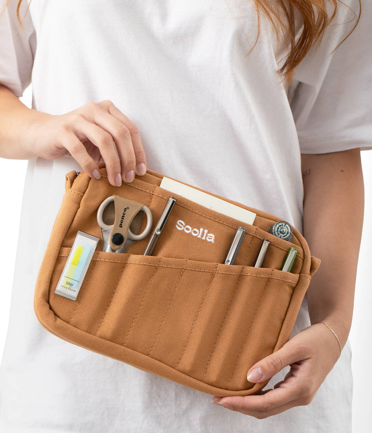 Studio Pouch, Sangria (Stationery Pouch)