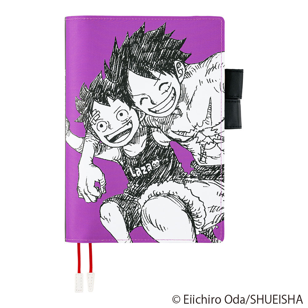 Hobonichi  ONE PIECE magazine: Straw Hat Luffy (Purple) [A5] Cousin COVER