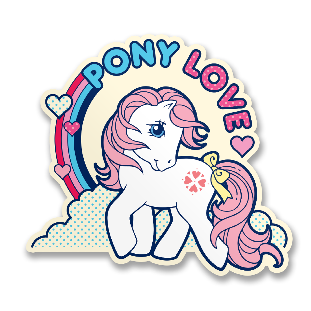 My Little Pony Vinyl Sticker Pony Love