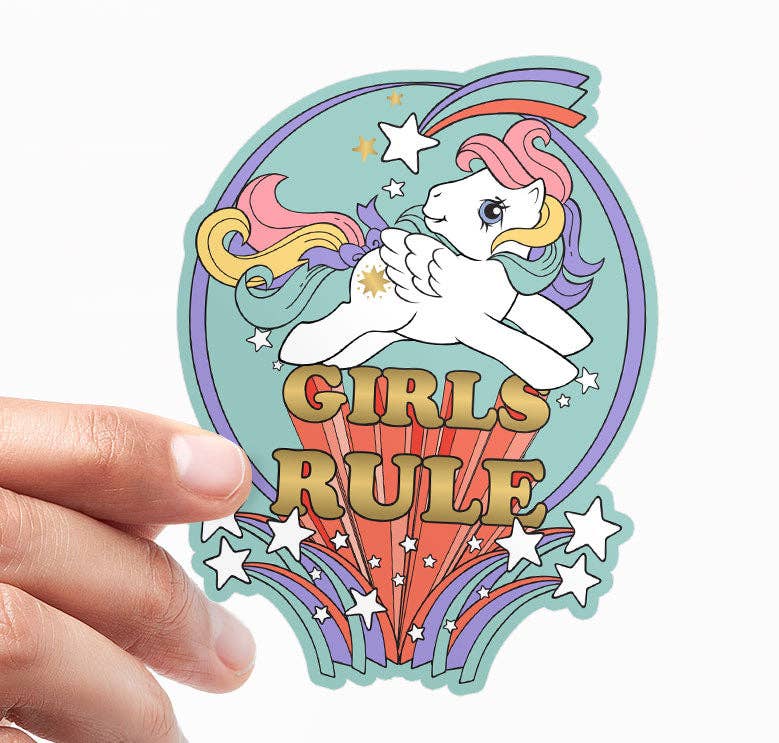 My Little Pony Vinyl Sticker Girls Rule