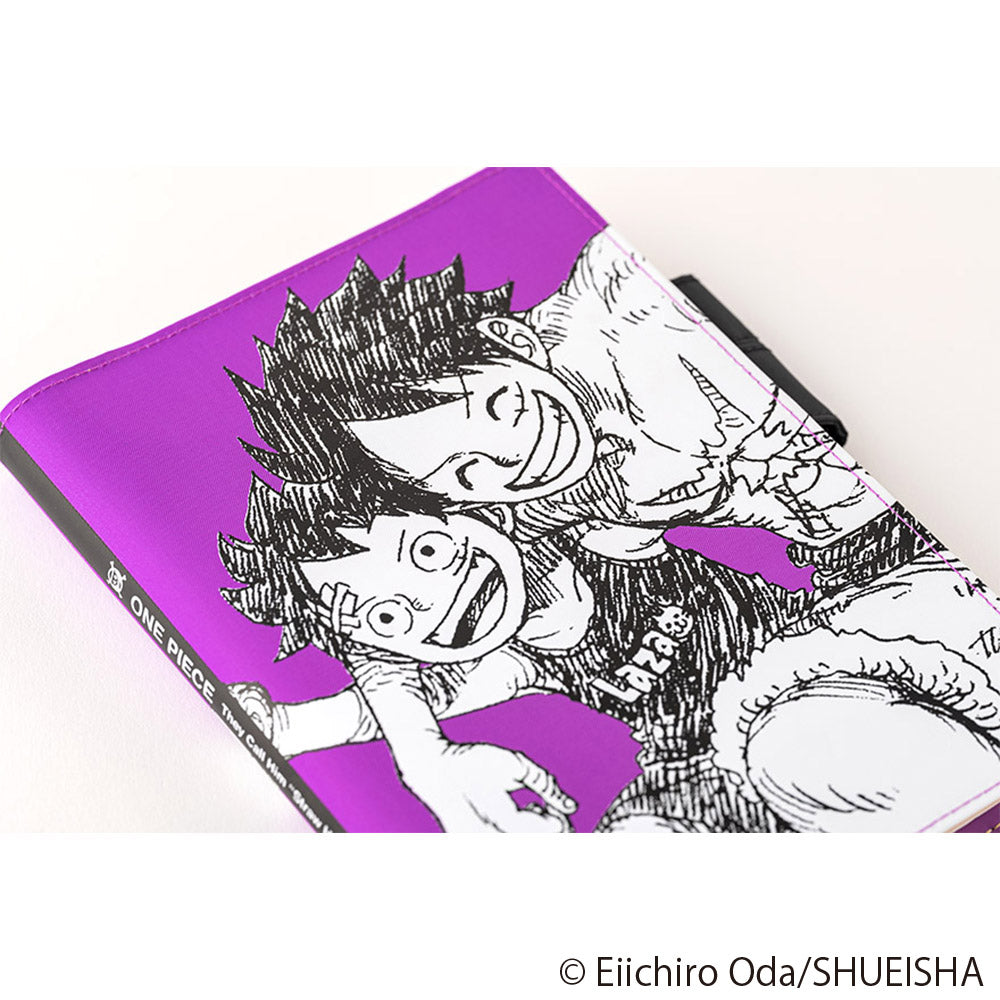 Hobonichi  ONE PIECE magazine: Straw Hat Luffy (Purple) [A5] Cousin COVER