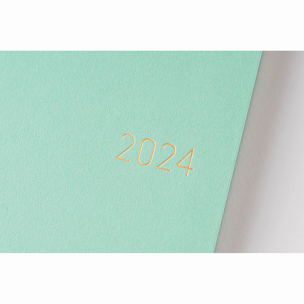 Hobonichi Weeks Paper Series: Pale Blue-Green 2024 ENG
