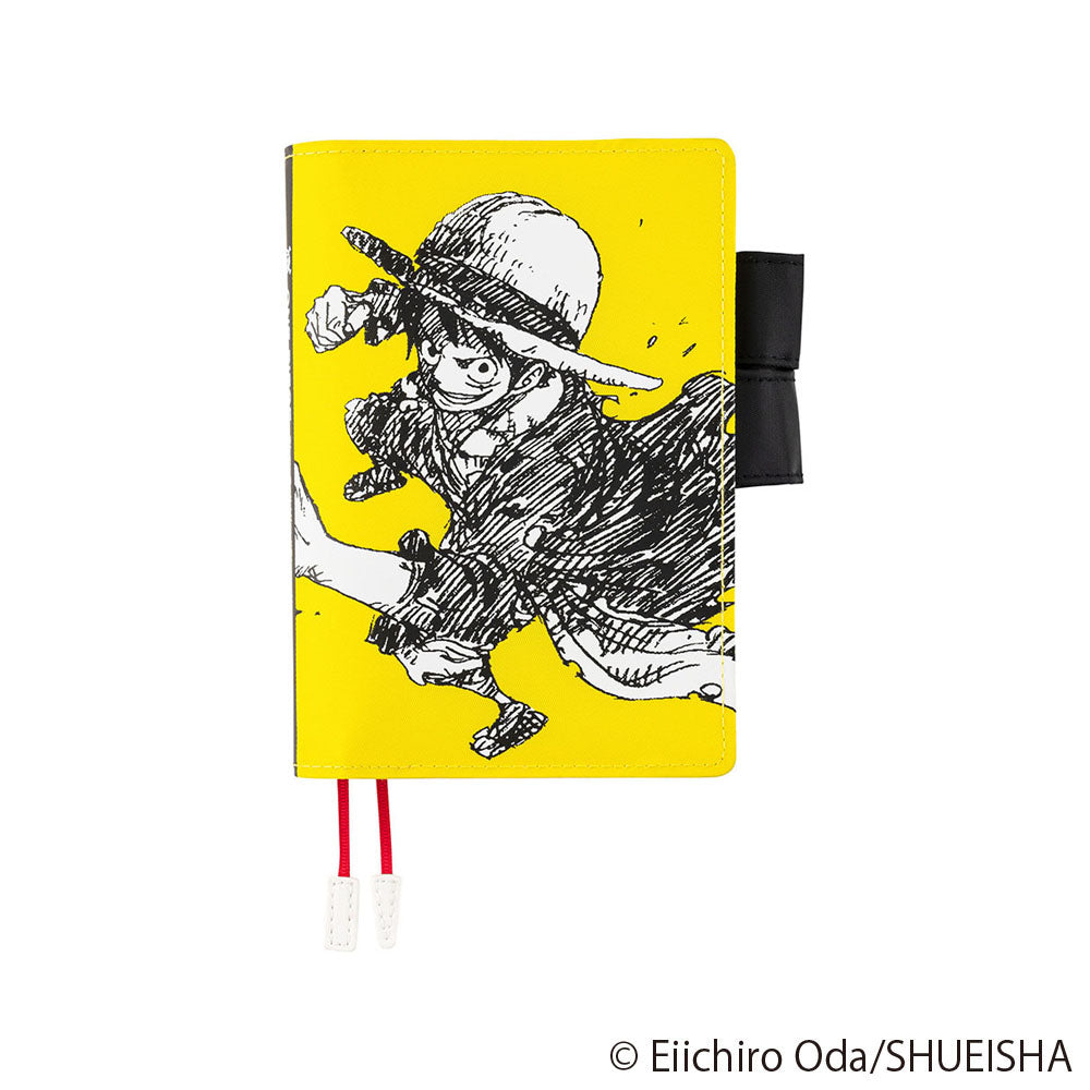 Hobonichi  A6 ONE PIECE magazine: Straw Hat Luffy (Yellow) Cover   Fits A6 Planner and Original