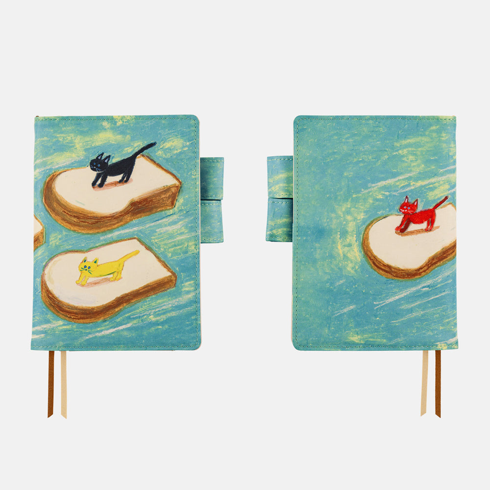 Hobonichi Keiko Shibata: Bread floating in the wind [A6] COVER  Fits A6 Planner and Original