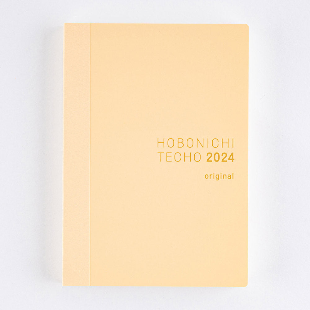 Hobonichi A6 Original Book 2024 in English  Beloved Hobonichi A6 original finally available in English!  Hobonichi A6 Original has the same basic features as A6 planner; one page for each day from January to December 2024, Monday start, daily quotes, lay-flat binding, amazing Tomoe River paper etc. 