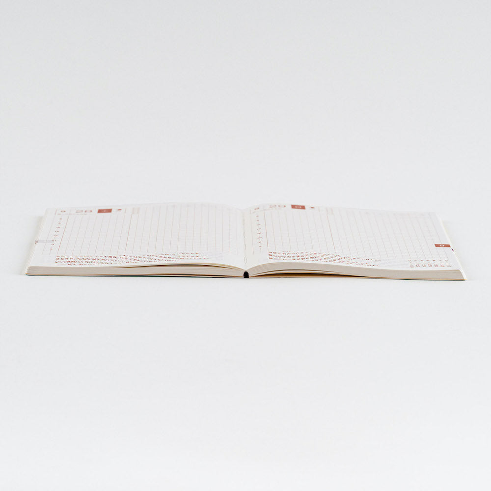 Hobonichi Techo Original Avec Books A6 Size 2024 / 6-Month x2 Book Set