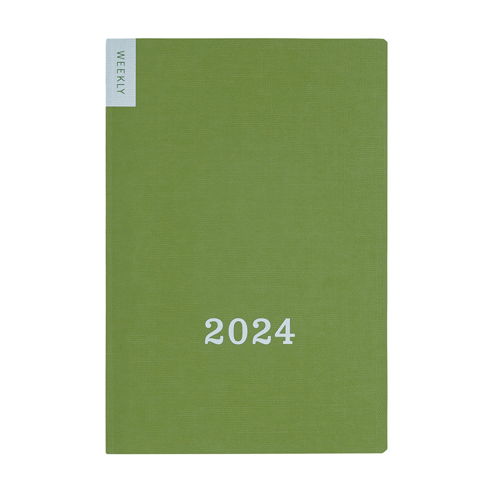 Hobonichi A6 Weekly Calendar 2024 This booklet can be used individually or with Hobonichi A6 Planner or Original (that don't have weekly spreads within them).