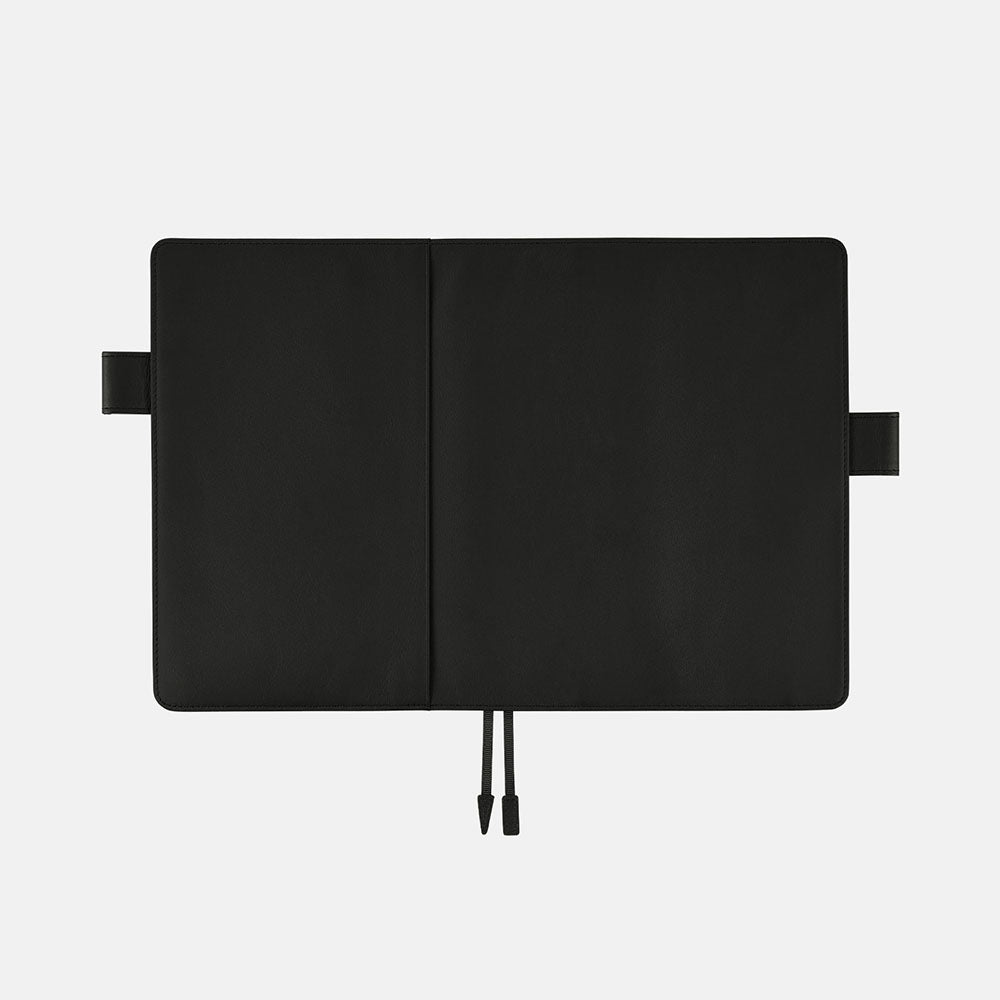 Hobonichi Leather: TS Basic - Black [A5] Cousin COVER