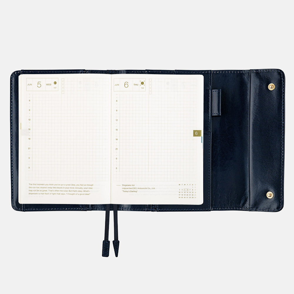 Hobonichi Leather: Silent Night [A6] COVER  Fits A6 Planner and Original