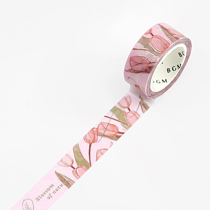 Washiteippi Blossom Pink Tulip Foil