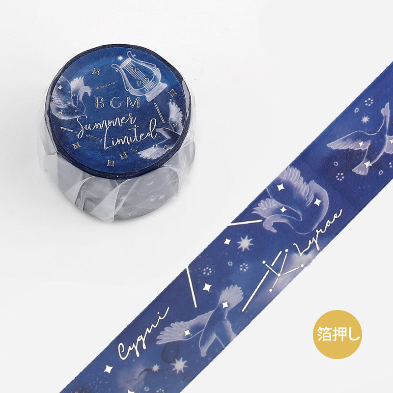 30mm Foil Washitape Limited Summer Triangle