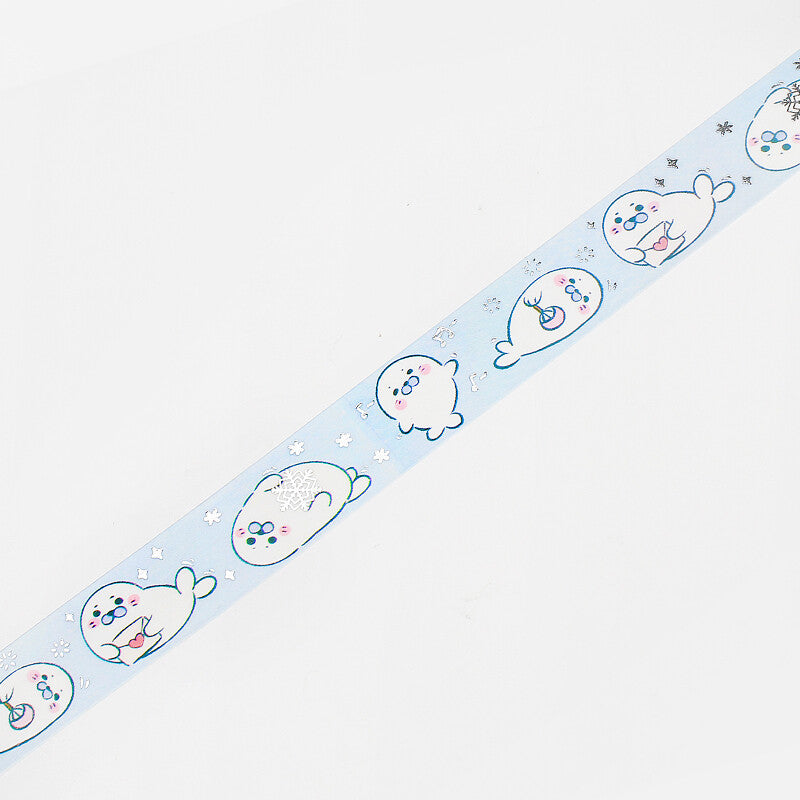 20mm Foil Washiteippi Cute Seal