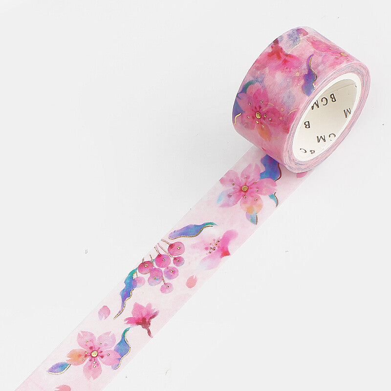20mm Foil Washiteippi Sakura Sakura
