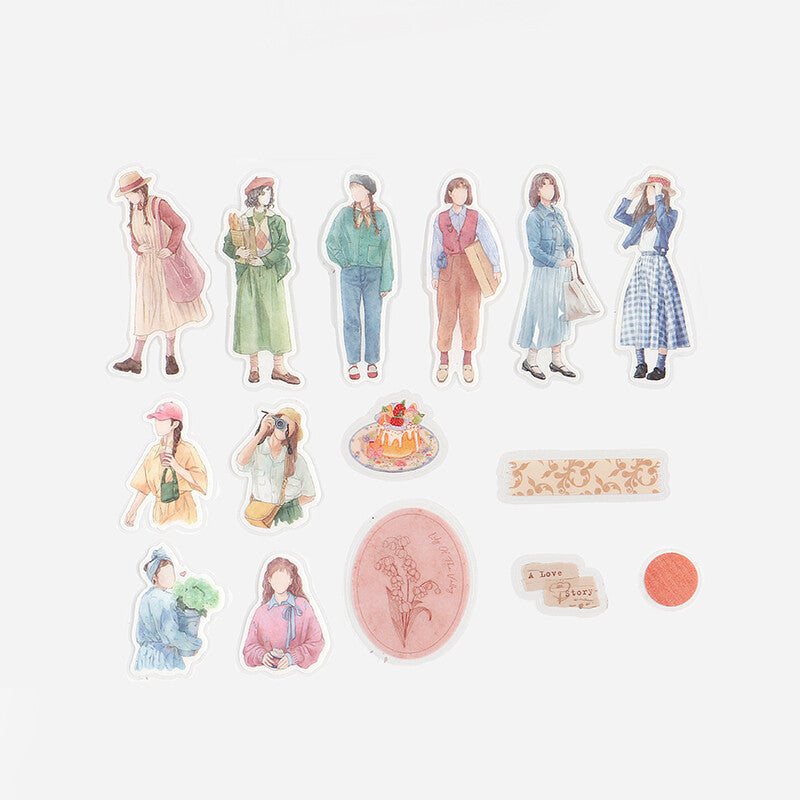 Coordinate Girl Washi Sticker Colorful