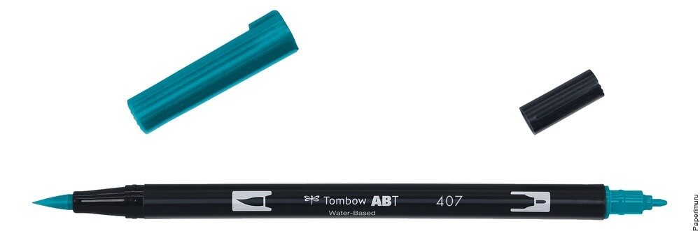 Dual Brush Pen - 407 Tiki Teal
