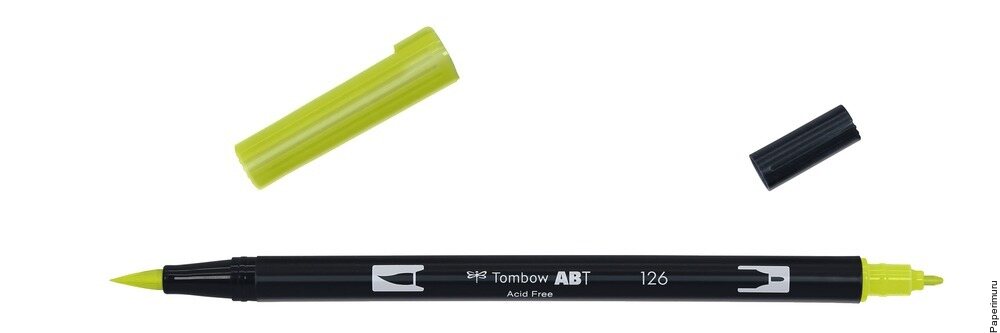 Dual Brush Pen - 126 Light Olive
