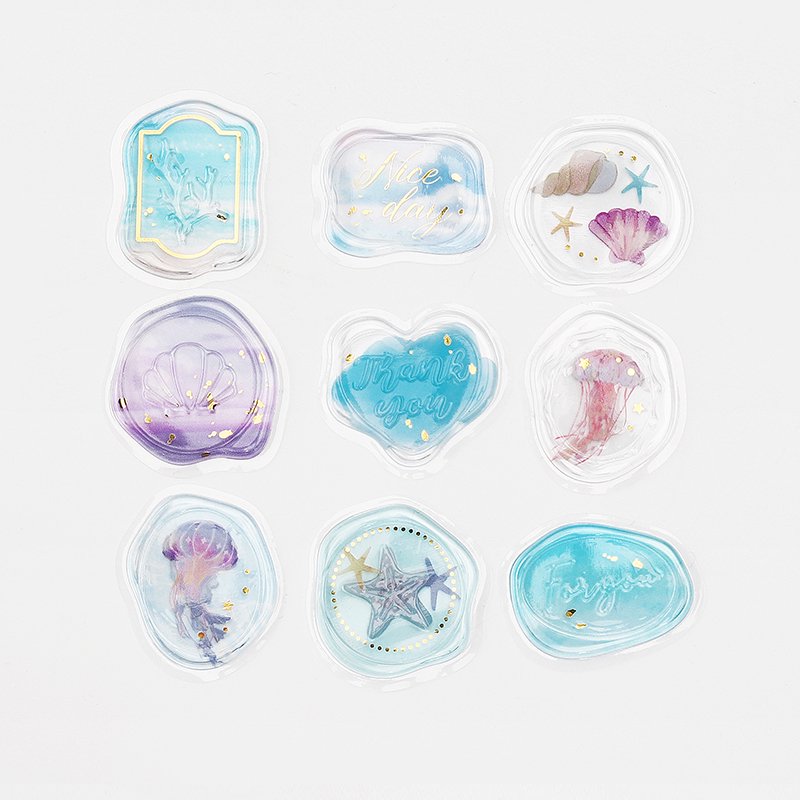 Clear Seal Stickers Dream Sea
