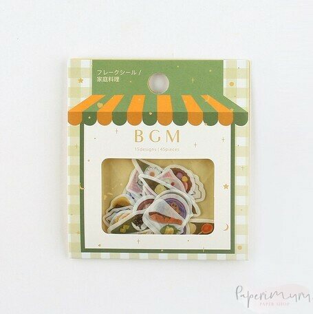 Washi Sticker Flakes Home Cuisine