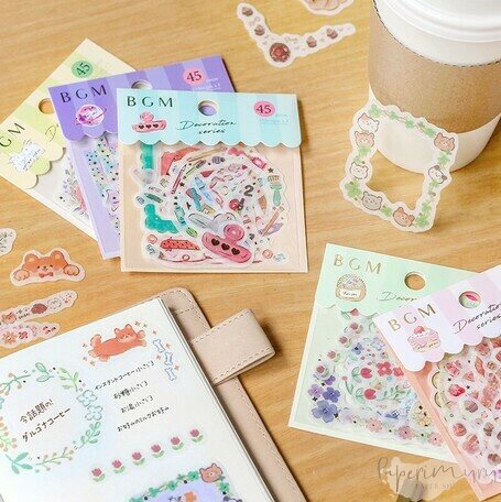 Washi Sticker Flakes Decoration Series Stationery