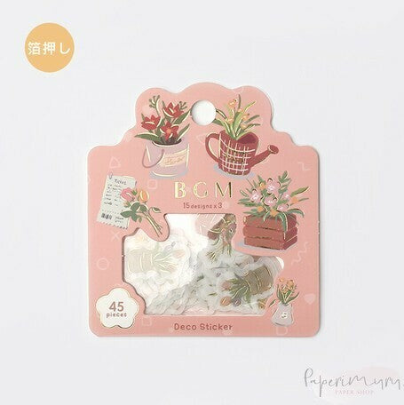 Washi Sticker Flakes Flower Shop