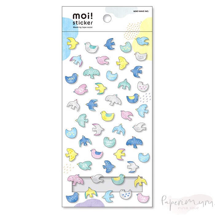 Moi! Masking Sticker Birds