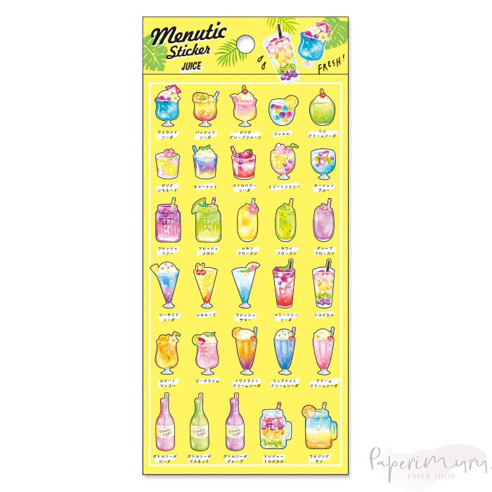 Menutic Sticker Tropical Juice