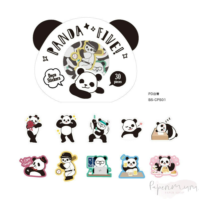 Washi Sticker Flakes Everyday Panda