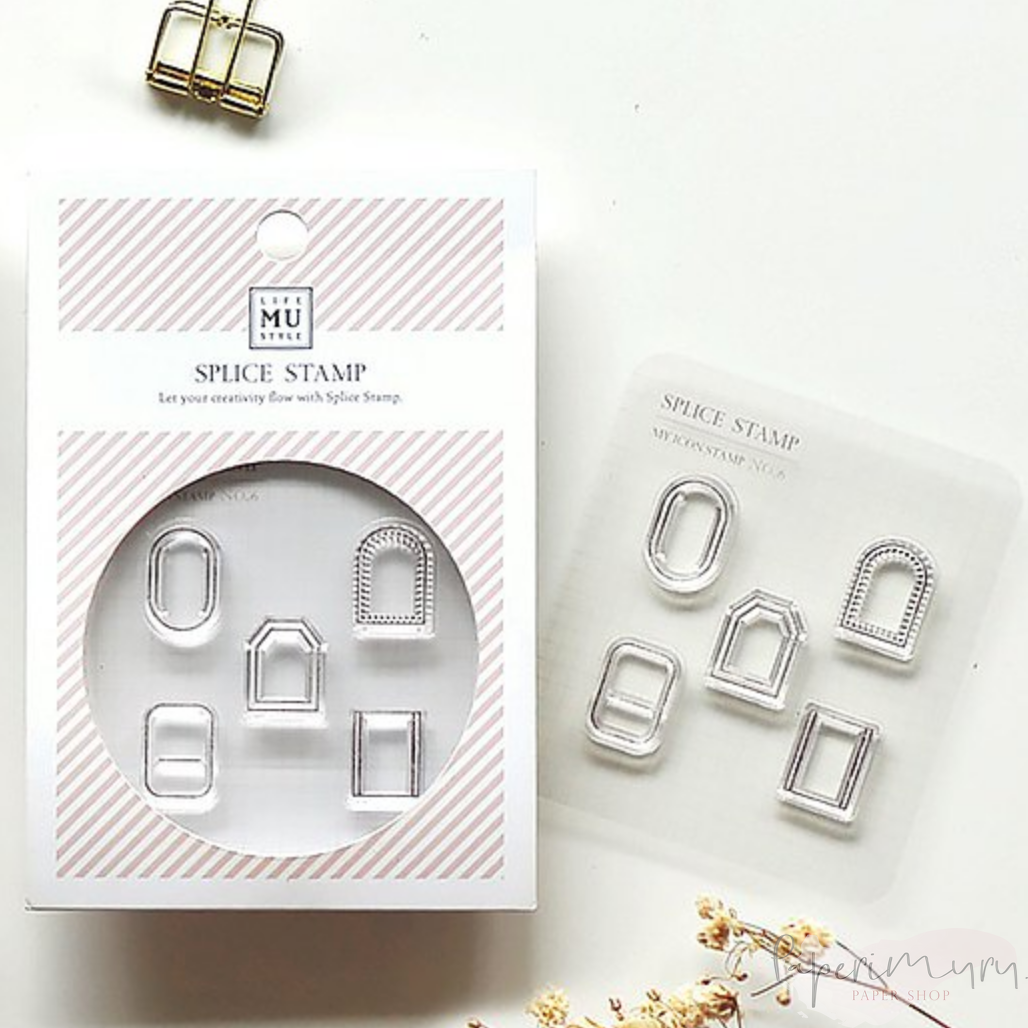 My Icon Stamp Rubberstamp Set No.06 Classic Frames