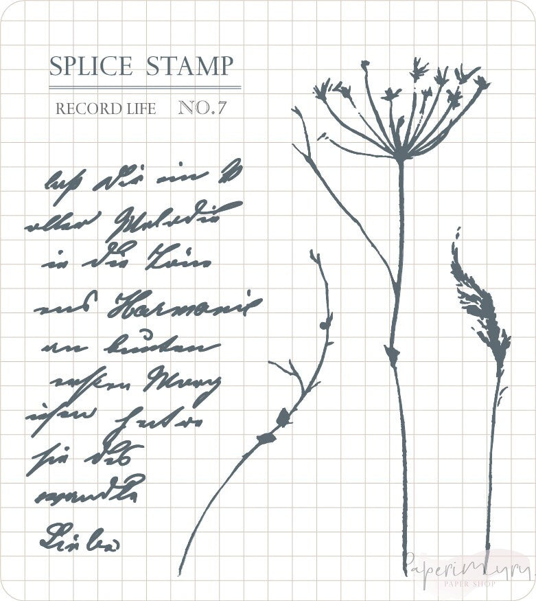 Record Stamp Rubberstamp Set No. 3007