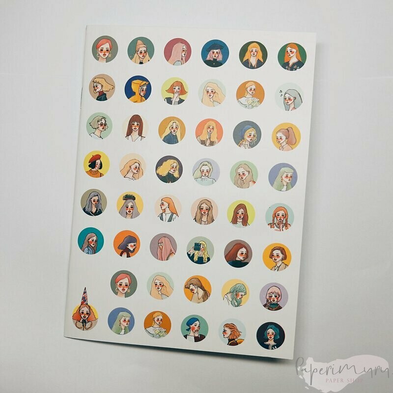 Girl Circle Stickerbook
