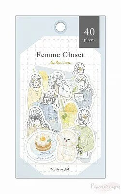 Femme Closet Flake Seal Girly Casual