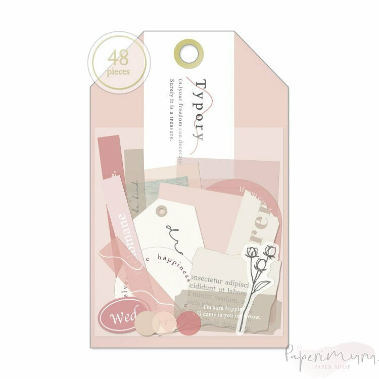 Typory Sticker Set Pink