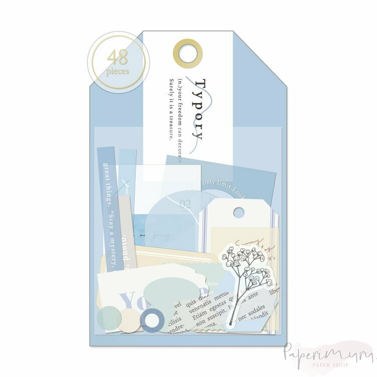 Typory Sticker Set Light Blue