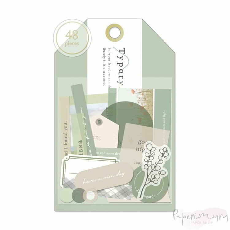 Typory Sticker Set Green